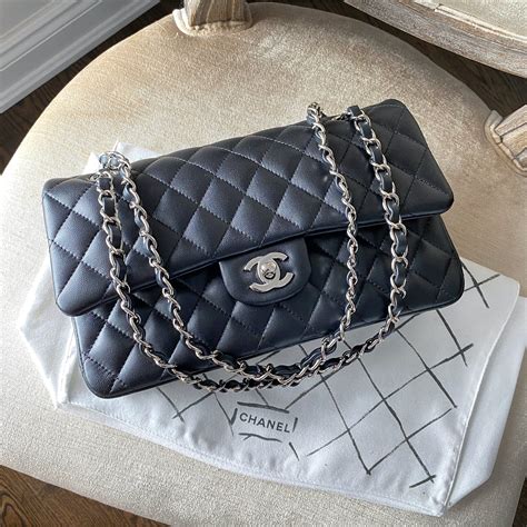 chanel handbag silver hardware